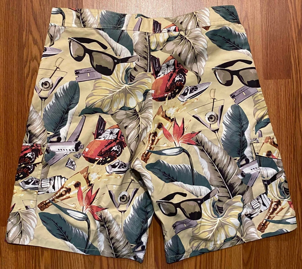 Bañador Circa Beach Board Shorts Floral AOP Para Hombre 32 10" Foto 2 de 4