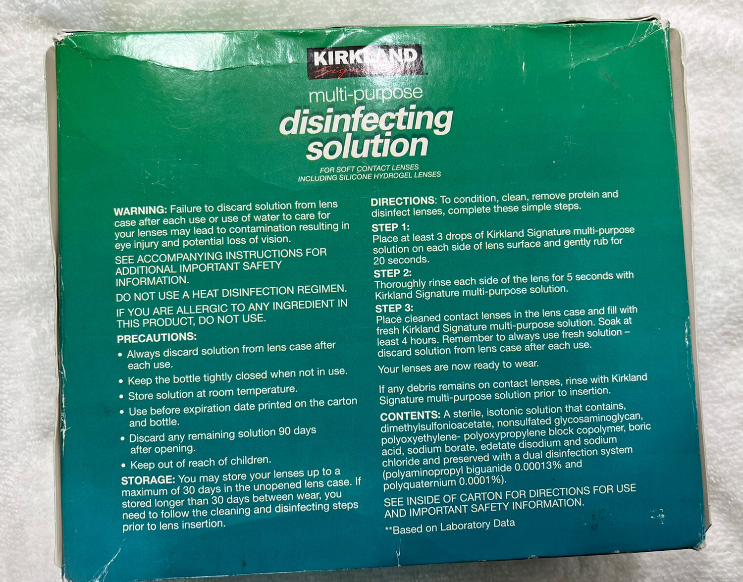 Pack of 3: Kirkland Multi-Purpose Disinfecting Solution 16 fl oz  - B1