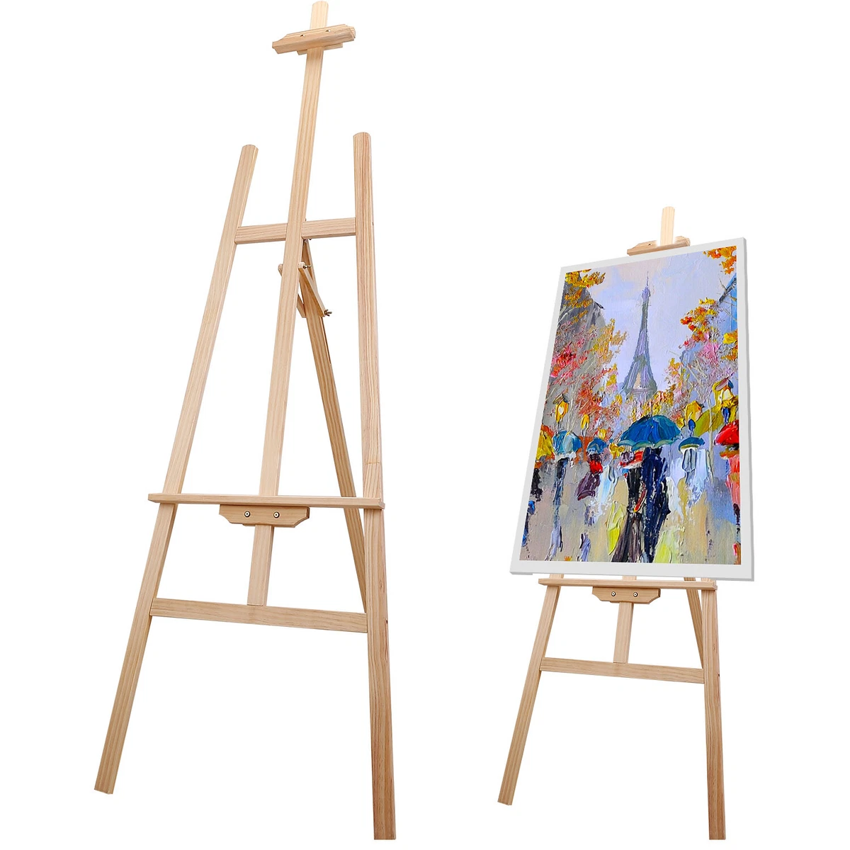 New Wood Artist Sketch Painting Easel Adjustable A Frame Tripod Drawing  Stand