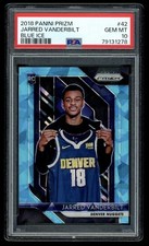 2018-19 Panini Prizm #42 Jarred Vanderbilt Rookie Blue Ice Prizm RC /99 PSA 10
