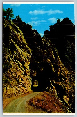 Postcard Colorado Tunnel in Phantom Canyon Highway 67 31X