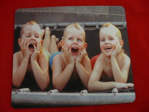 1 x Personalised Neoprene Mouse Pad 5mm x 20cm x 24cm Your Text - Logo - Image - Picture 2 of 24