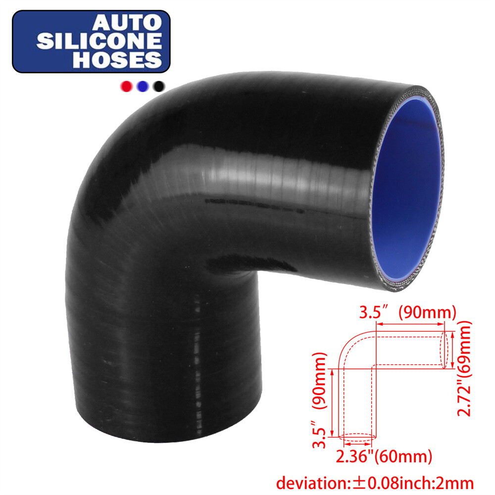 BOOST Products 90° Degree Cobra Head Silicone Elbow 4.0" / 102mm - Foto 8