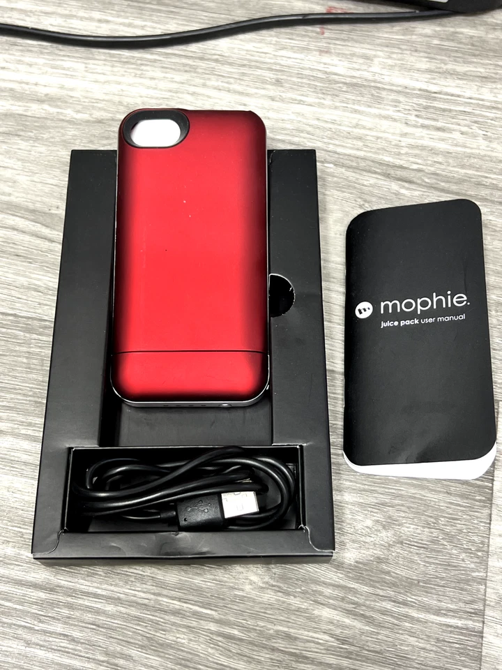 Funda Batería Aire Mophie Juice Pack para iPhone 4/4s - Roja Foto 2 de 4