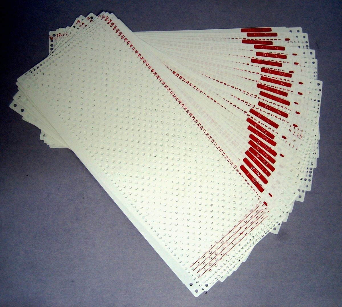 Pre-punched card set SK-280 Singer/Studio/Silverreed punch card