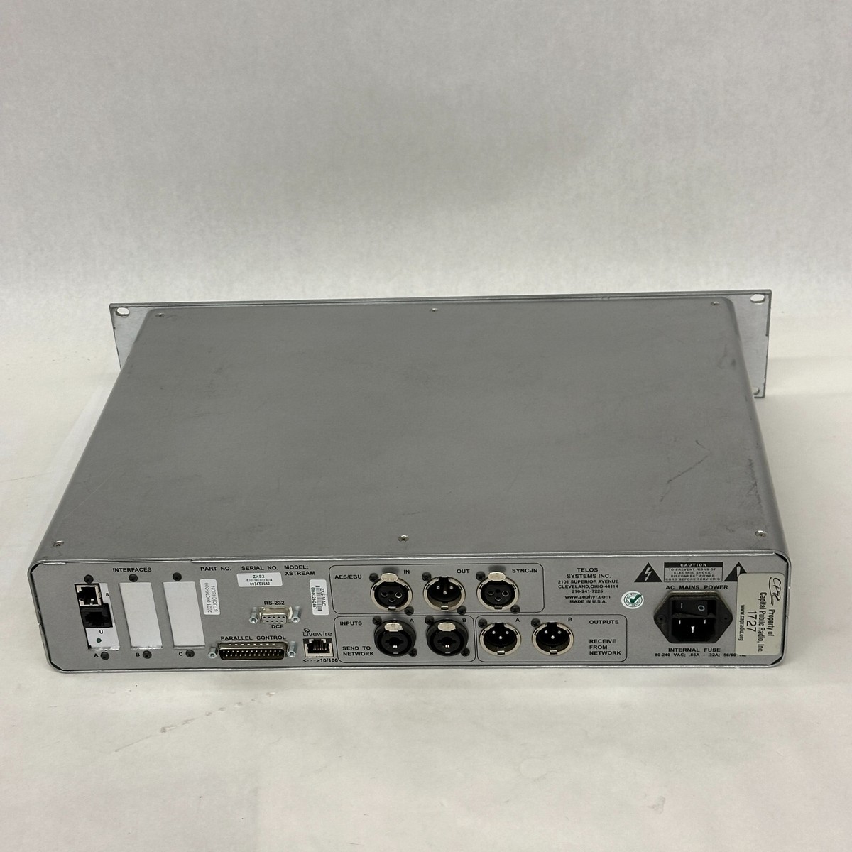 Telos Zephyr X Stream ISDN Codec Digital Audio Transceiver | eBay