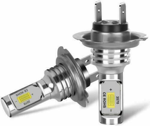 Kit de faros LED para Saab 9-3 2003-2007 H7 6000K bombillas blancas haz bajo - Imagen 2 de 12