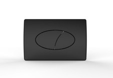 Matt Black Pneumatic Toilet Cistern Dual Flush Push Button Air Assisted Flushes