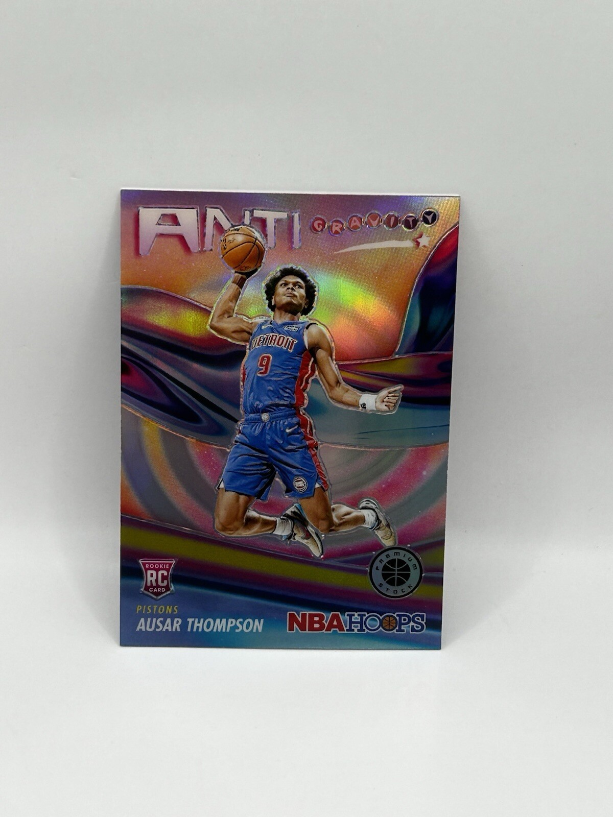 2023-24 Panini Hoops Premium Stock Pistons Ausar Thompson Anti Gravity SILVER RC