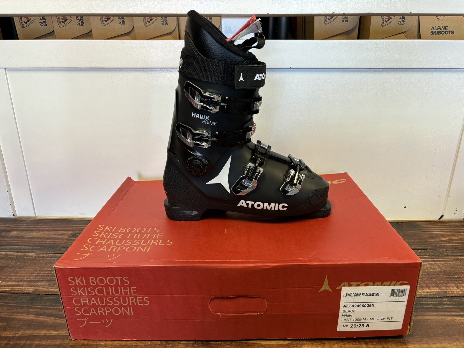 SALOMON Stivali da sci neri Atomic Hawx Prime taglia Mondopoint 29 5 prezzo al dettaglio al dettaglio $425