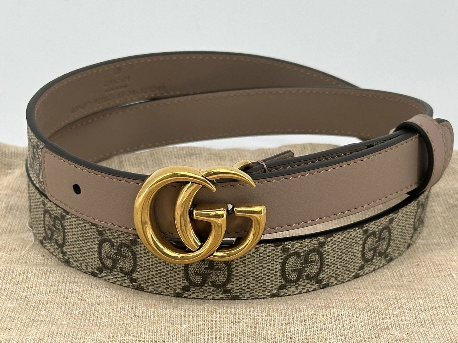 Neuf Luxury Original GUCCI Ceinture Femme Marmont  409417   Taille 85 cm 8592