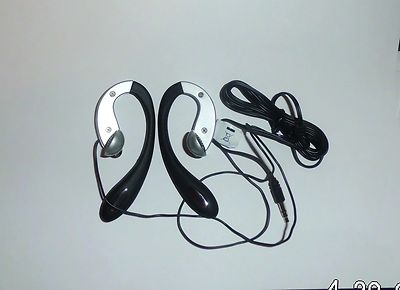 KOSS KSC9 Sportclip Over Ear Kopfhörer Silber Schwarz
