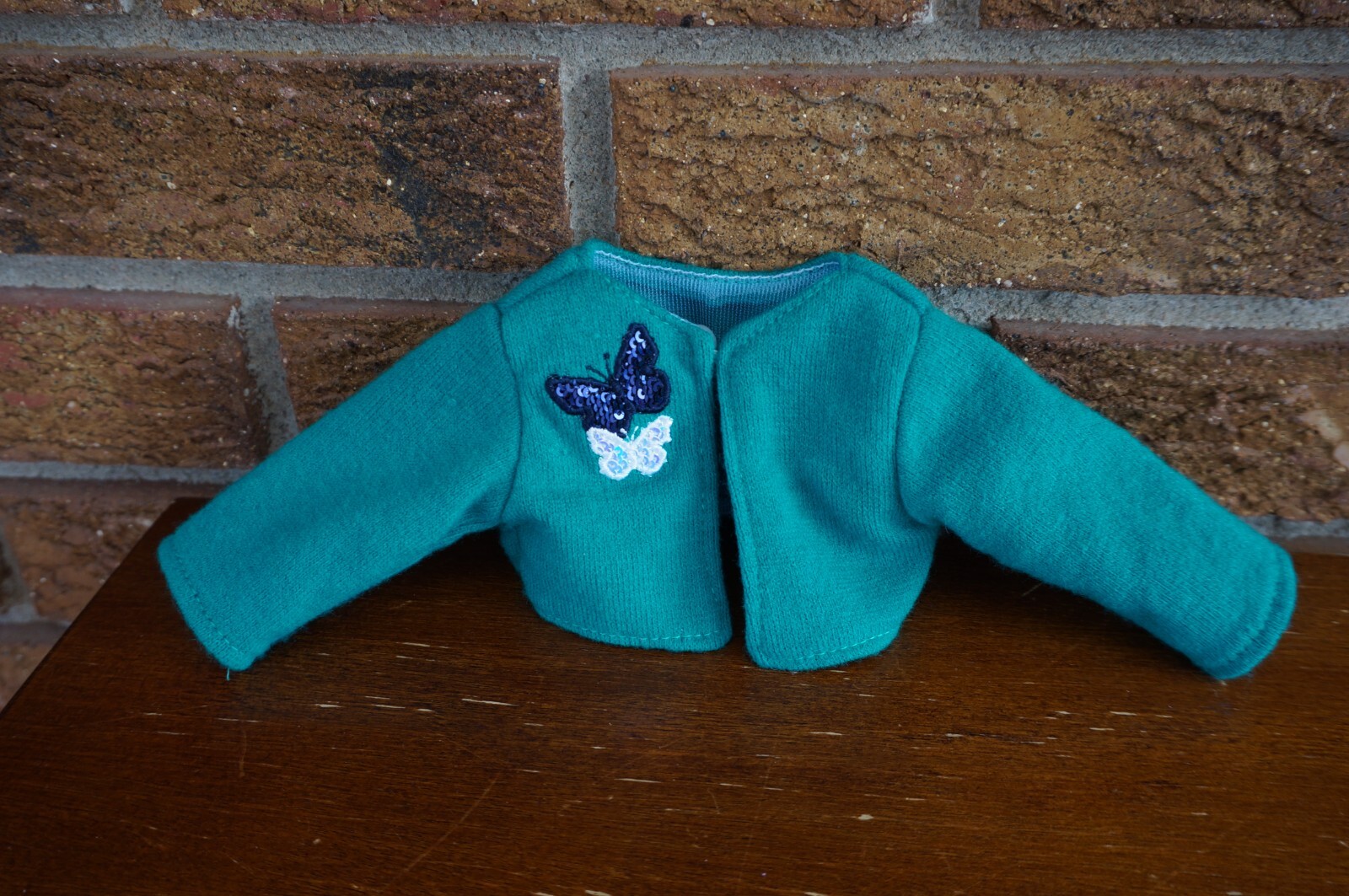 DOLL Clothes 18" Our Generation Retro Ruby 2018 GREEN Purple Butterfly Sweater