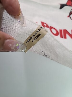 Serviette De Rallye UNLV Rebelles 3 Points - Vintage Années 80/90