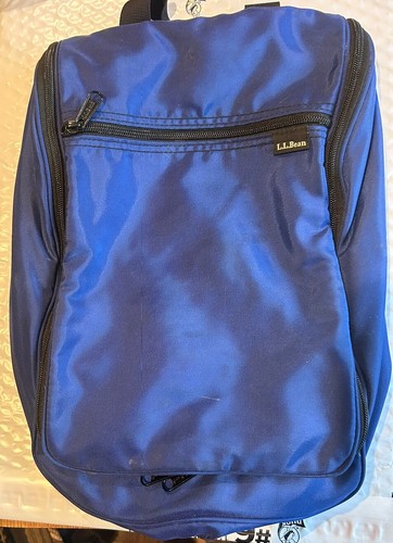 L.L. Bean Personal Toiletry Bag Blue Travel Organizer LLB 0WP02