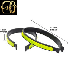2Pcs Reflective Trousers Bands Clips Strap Bike Bicycle Ankle Leg Bind Bandage T