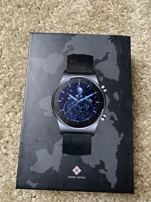 FitPro Smartwatch S4 /fitness Tracker /Professional Waterproof /Black Steel