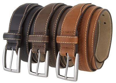 Vintage California Silver Buckle Brown Leather Belt Billy Belts California Distressed Brown Western Leather Belt  main image 2