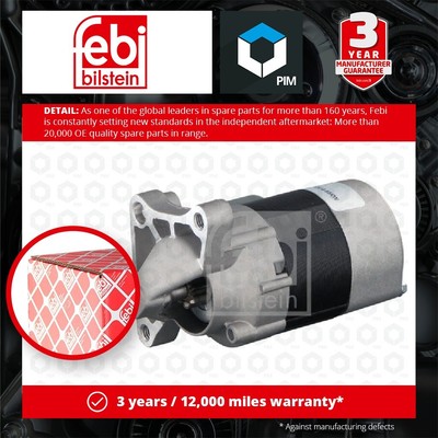 Starter Motor fits DACIA SANDERO 1.4 1.6 2008 on 7711135849 8200182178 Febi New