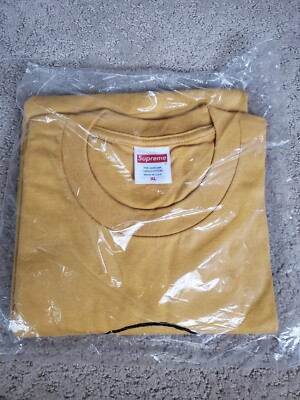 Supreme Skeleton Tee Mustard Yellow XL Extra Large Jack 