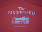 vintage 80s single stitch t shirt 50/50 THE BUCKBOARD CAFE SOUVENIR RESTAURANT — photo 6