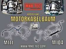 Motorkabelbaum Mercedes W202 A2024407606 A2024409505 A2024404305 4 Zylinder M111