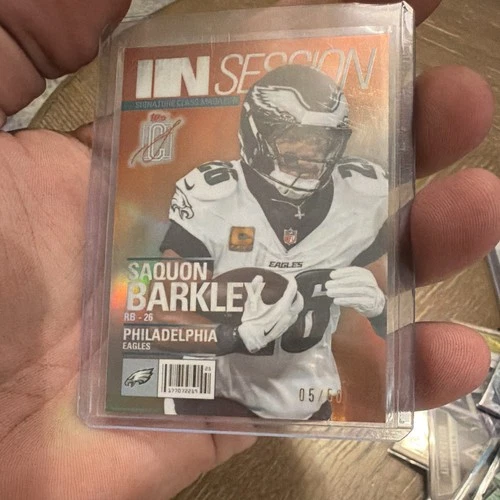 2025 Topps Signature Saquon Barkley Base (RAW)