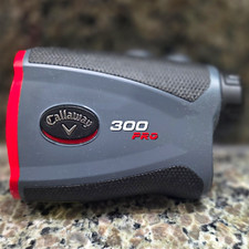 Callaway 300 Pro Golf Laser Rangefinder Slope Switch Tech w/ Case Gray/Red