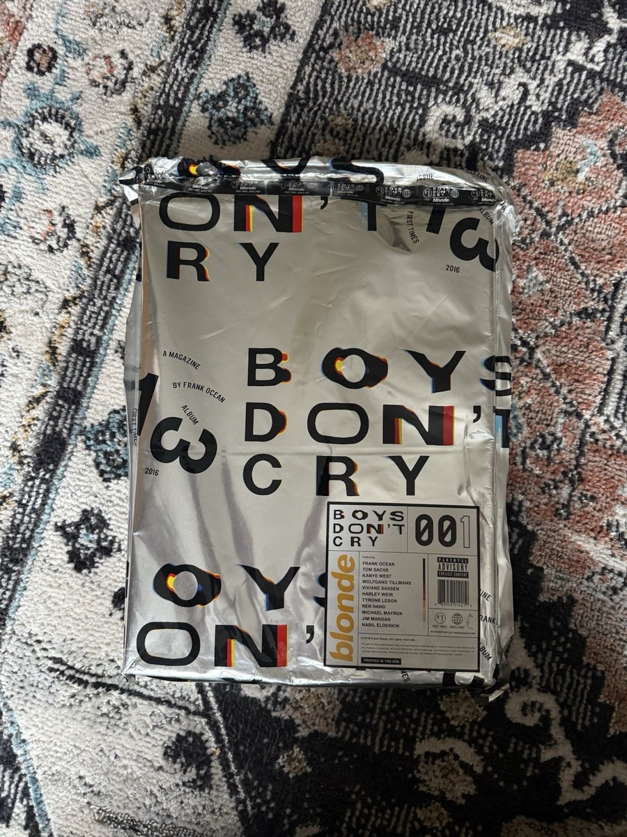 フランク・オーシャン Blonde 「Boys Don't Cry」未開封新品 Frank Ocean Boys Don't Cry Magazine — New + Unopened (with Blonde
