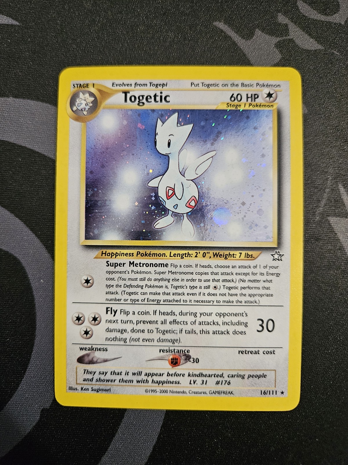 Togetic 16/111 Neo Genesis Unlimited Holo Rare NM