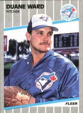1989 Fleer Duane Ward #246 Toronto Blue Jays Pitcher MLB Baseball Card RC Rookie. rookie card picture