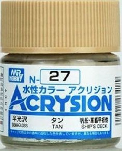 Mr Hobby - Gunze N-027 - Acrysion (10 Ml) Tan - New