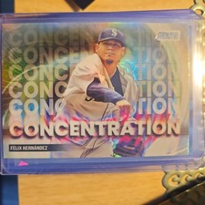 2025 Topps Stadium Club Felix Hernandez #C-20 Concentration Insert Mariners