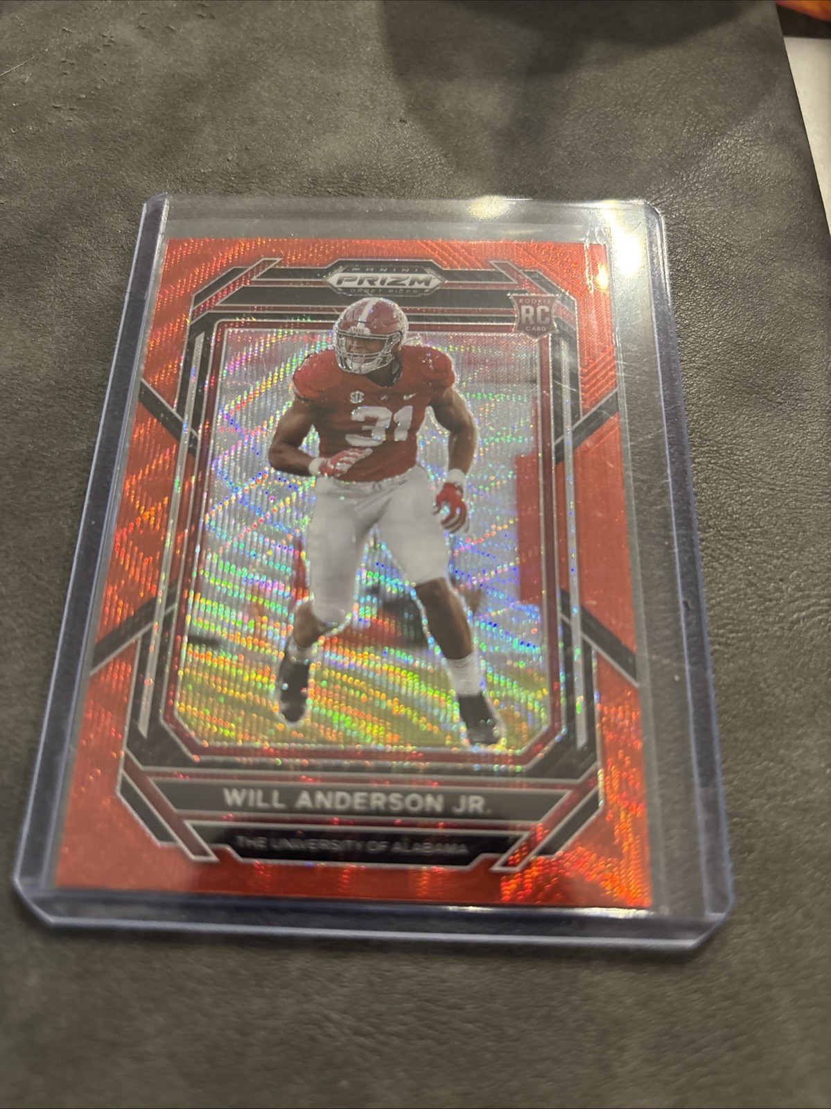 2023 Panini Prizm Draft Picks - Will Anderson #162 Red Prizm /299 (RC)