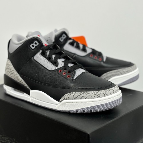 ⚡️Air Jordan 3 "Black Cement Reimagined DN3707-010 Men's Shoes US Size - Picture 3 of 6
