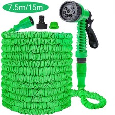 Flexibler Gartenschlauch Wasserschlauch dehnbarer Flexischlauch mit 7 Funktionen