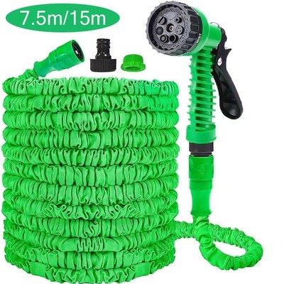 Flexibler Gartenschlauch Wasserschlauch dehnbarer Flexischlauch mit 7 Funktionen