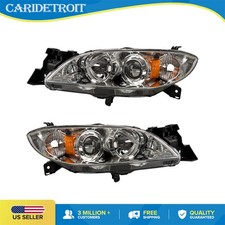 Left Right Headlight Assembly For 2004-2009 Mazda 3 Sedan 2.0l 2.3l Projector