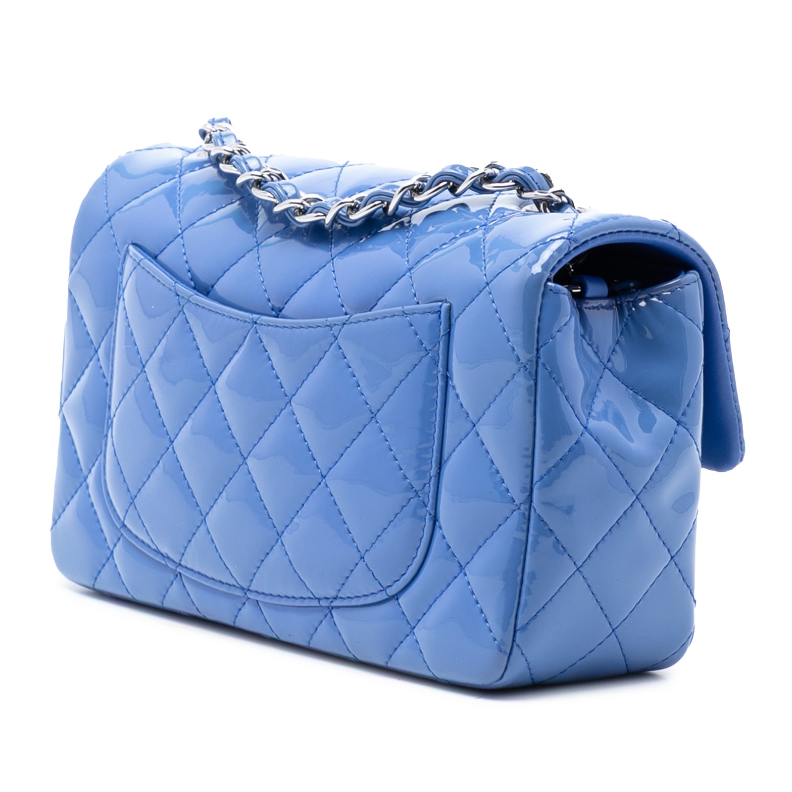 Authenticated Chanel Mini Rectangular Classic Pat… - image 2