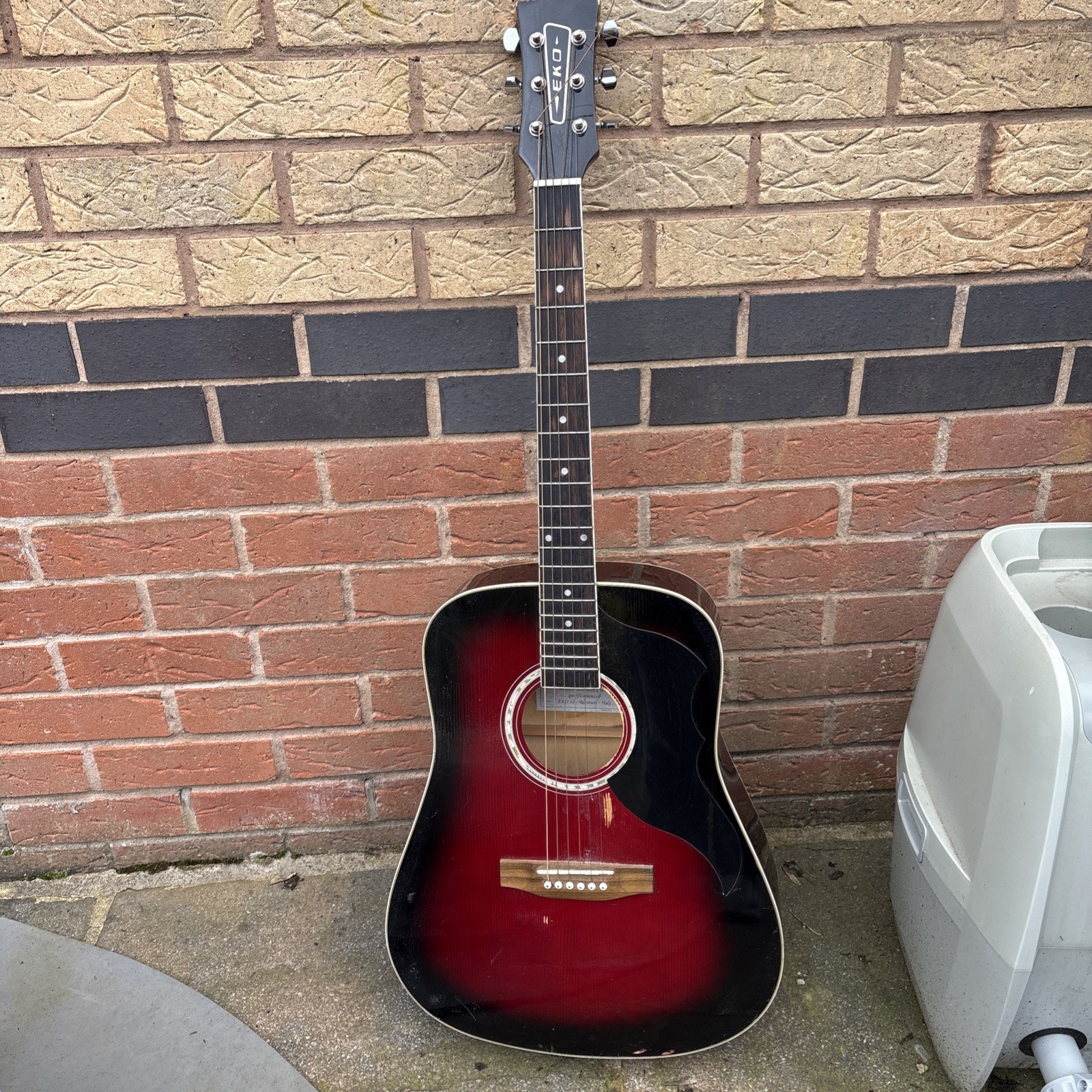 Vintage Italian EKO Ranger VI Acoustic six string Guitar in used condition