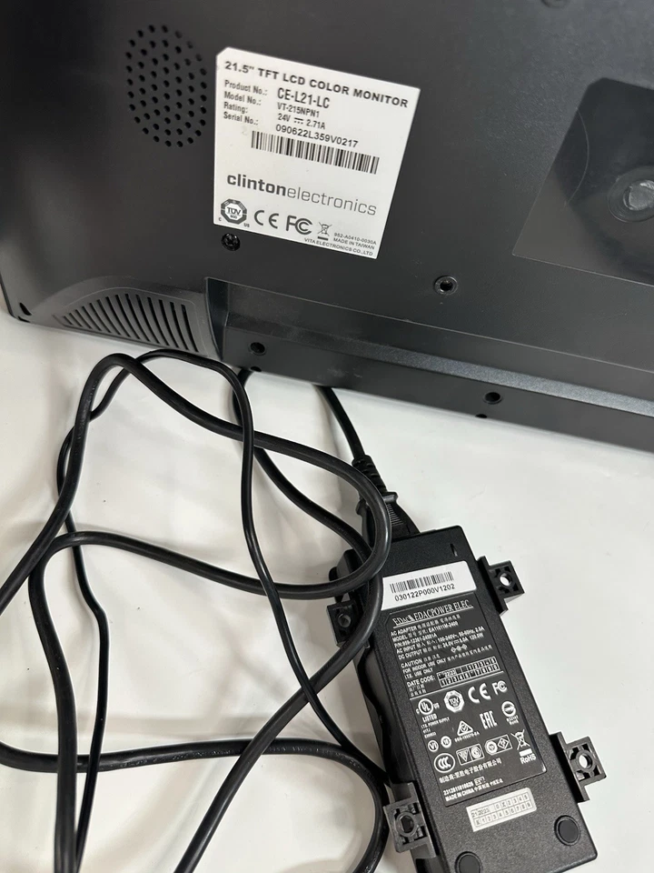 Clinton Electronics CE-L21-LC 21.5 In TFT LCD Security Color Monitor  - Image 2 of 4
