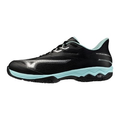 Mizuno Tennis Shoes WAVE EXCEED COURT SW OC Black/Turquoise 61GB251909 3E 2025AW