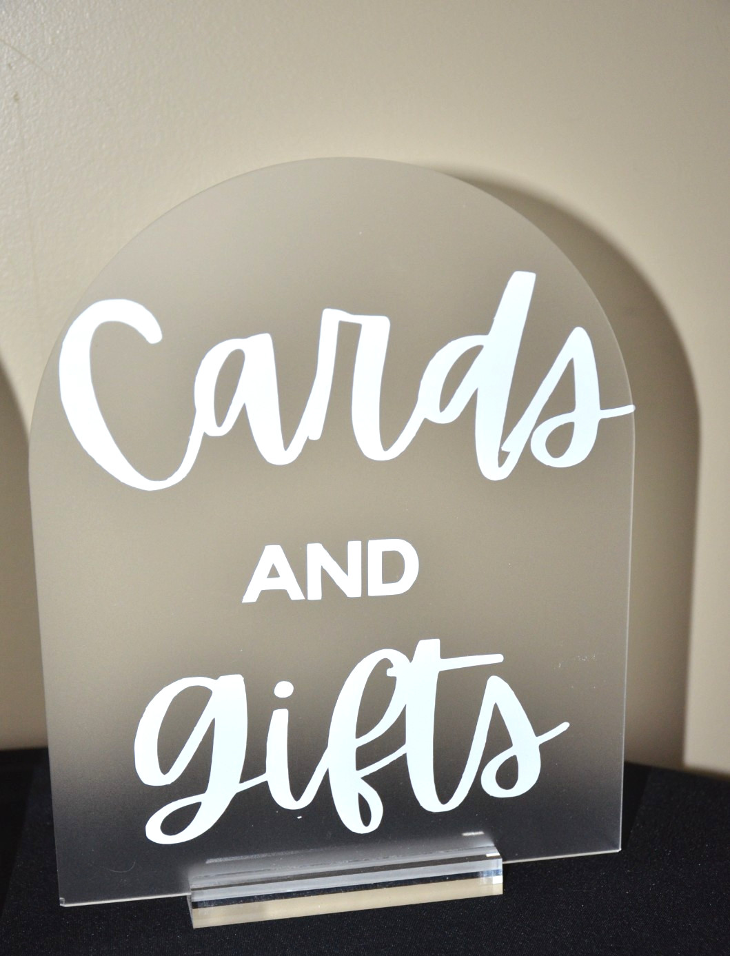 LOT 4 Acrylic Wedding Signs with stands  Favors Cards Photo Guest Book In Memory