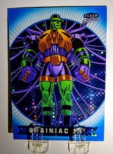 Fleer Brilliants Superman Brainiac 13 #21 Blue X-Ray Serial Numbered Card