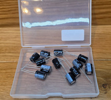 12-ALLECIN 220uF 50V 10x13mm Electrolytic Capacitor 220 UF MFD 50 Volt 0.39x0.51