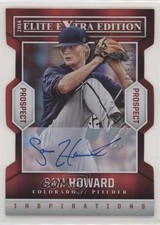 2014 Elite Extra Edition Inspirations Die-Cut Signatures Sam Howard Auto i6j
