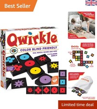 Qwirkle Educational Board Game | Colour Contrast for Strategic Play - Ages 6+