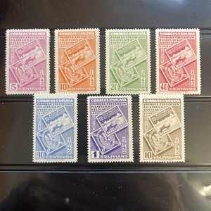 1942 Bolivia Sc. 274-80 MNH/MLH Complete Set $33