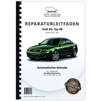 Audi A6, Typ 4B (97-05) 5 Gang Automatikgetriebe 01L AWD 4WD Reparaturanleitung