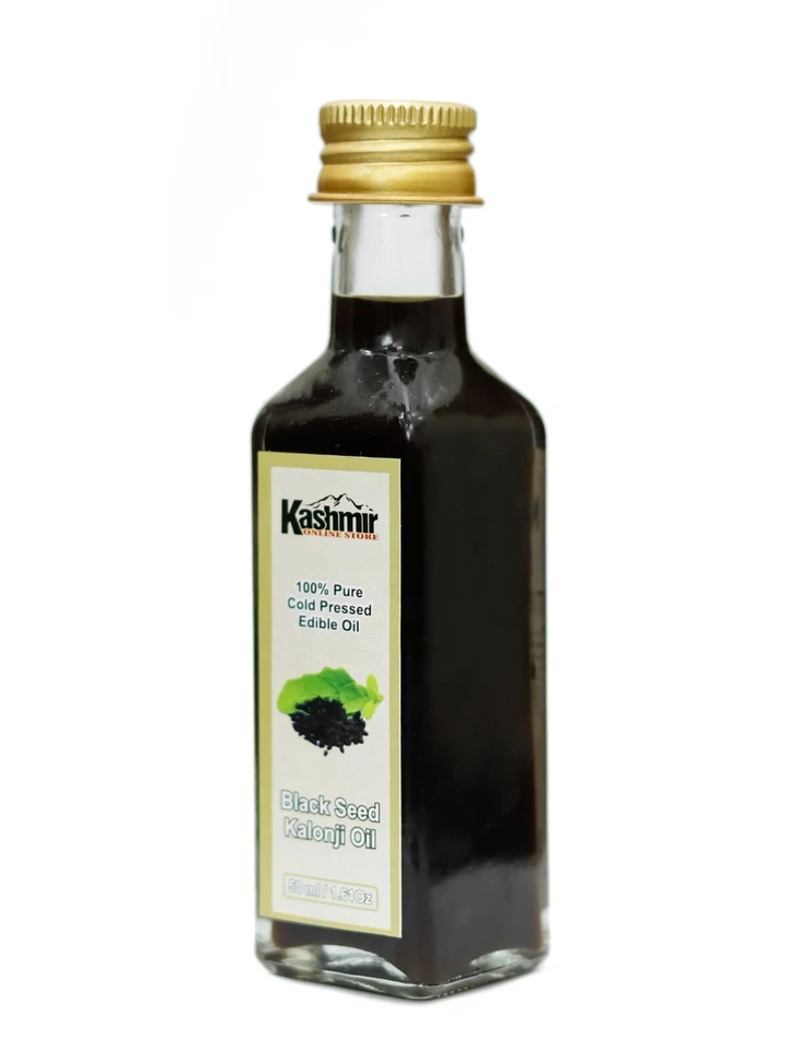 100% Pure And Natural Cold Pressed Press Edible Black Seed Oil (Kalonji Oil)50ML - Image 3 of 4